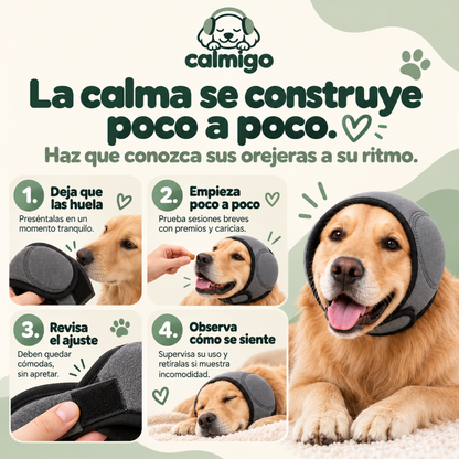 Orejeras antirruido para perros | Calmigo