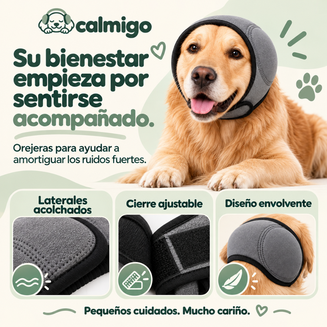 Orejeras antirruido para perros | Calmigo