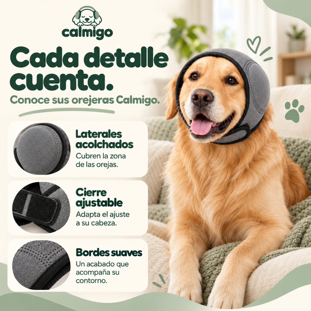 Orejeras antirruido para perros | Calmigo