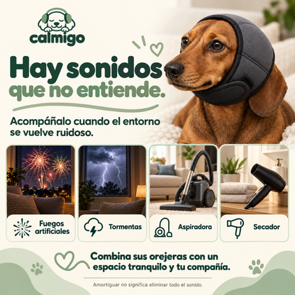 Orejeras antirruido para perros | Calmigo
